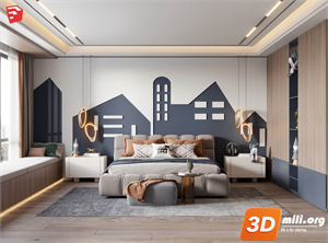 Children Room Scenes  Skp FIles 
